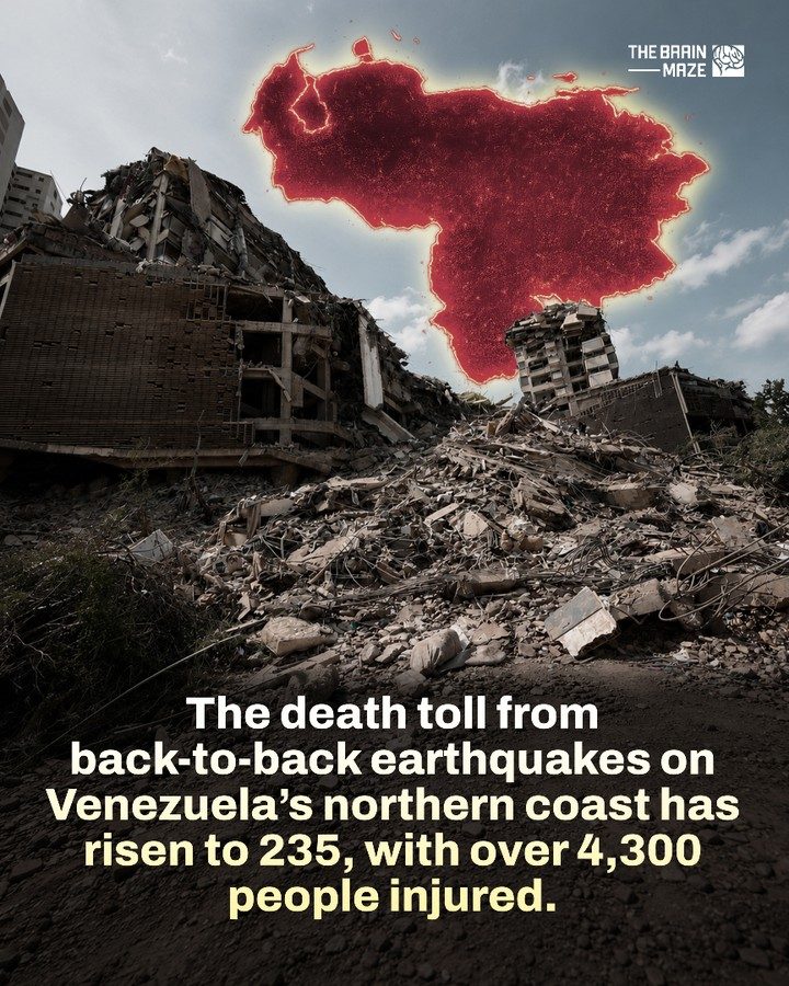 Venezuela Earthquake: 235 Dead, 4,300+ Injured as Rescue Continues