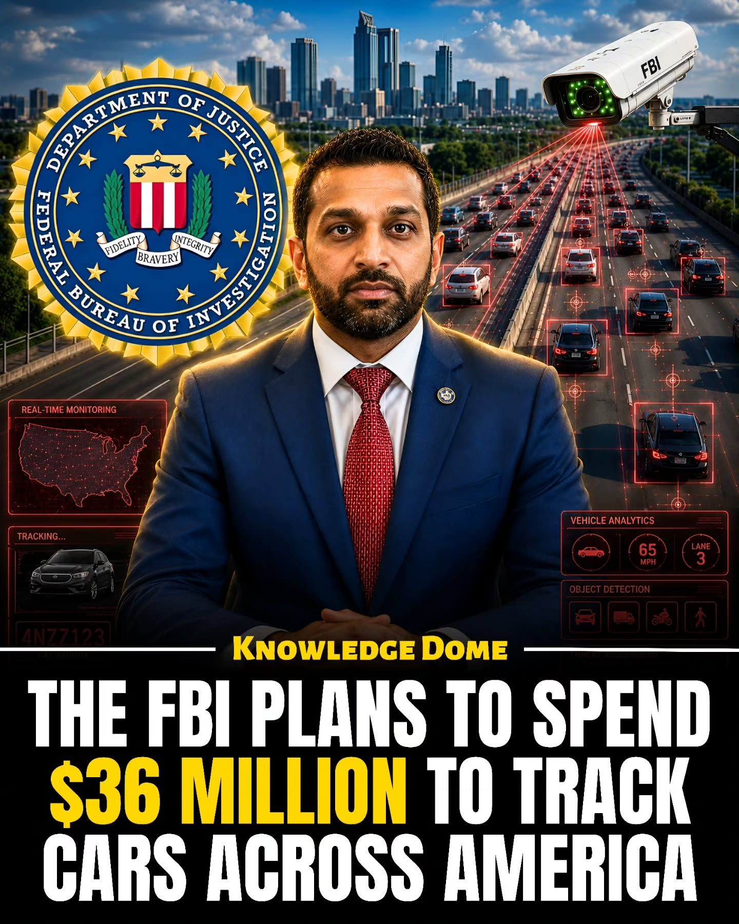FBI's $36M Plan: Nationwide Vehicle Tracking with ALPR Cameras