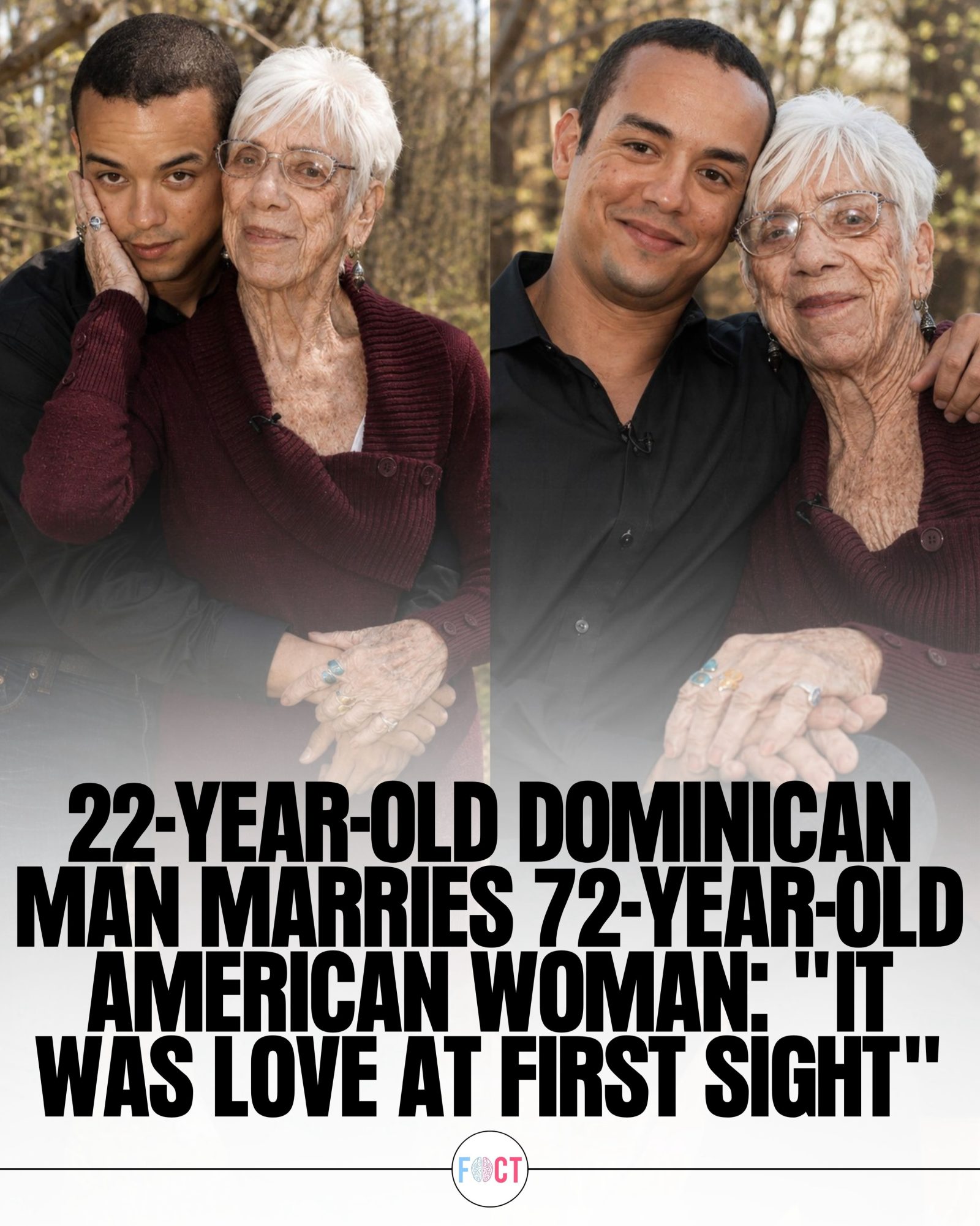 Dominican Man, 22, Marries 72-Year-Old American Woman: Love at First Sight