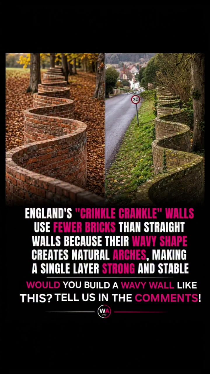 Discover the Ingenious Design of England's Crinkle Crankle Walls