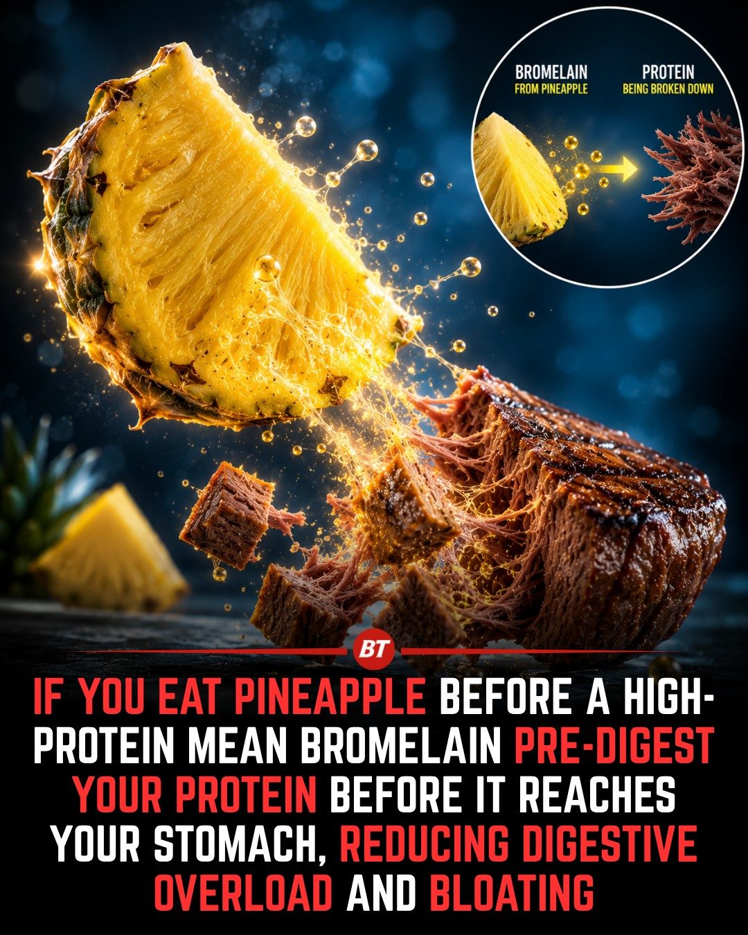 Eating Pineapple for Better Protein Digestion