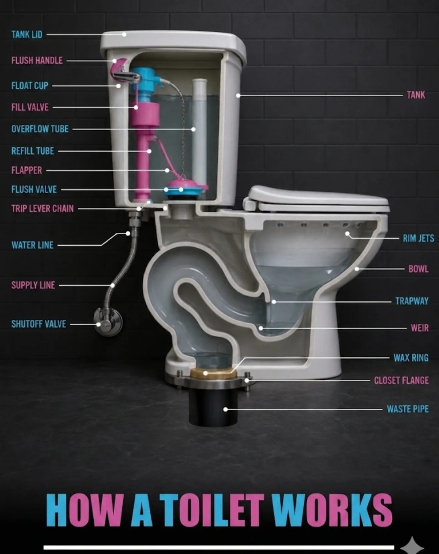 How a Gravity-Flush Toilet Works: Key Components Explained