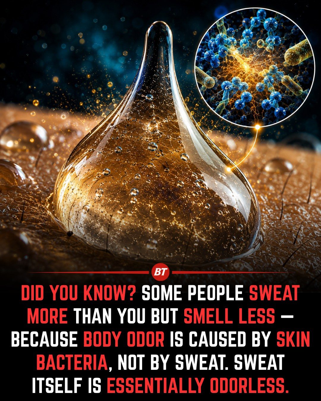 Why Body Odor Isn't Just About Sweating
