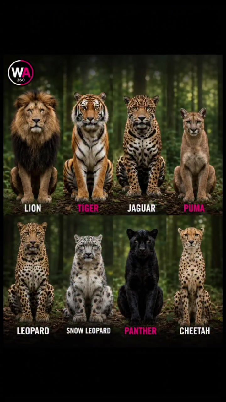 Big Cat Differences: Lions, Tigers, Jaguars and More