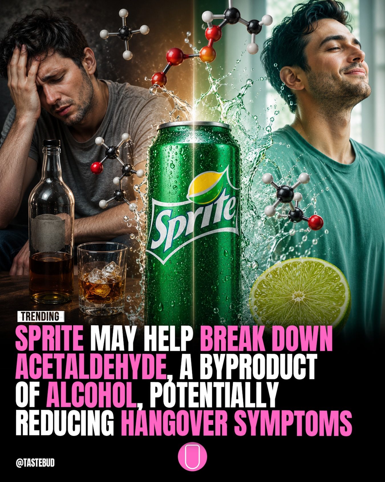 Sprite's Hangover- Fighting Secret
**Revised to fit character count**

Sprite Reduces Hangover Symptoms