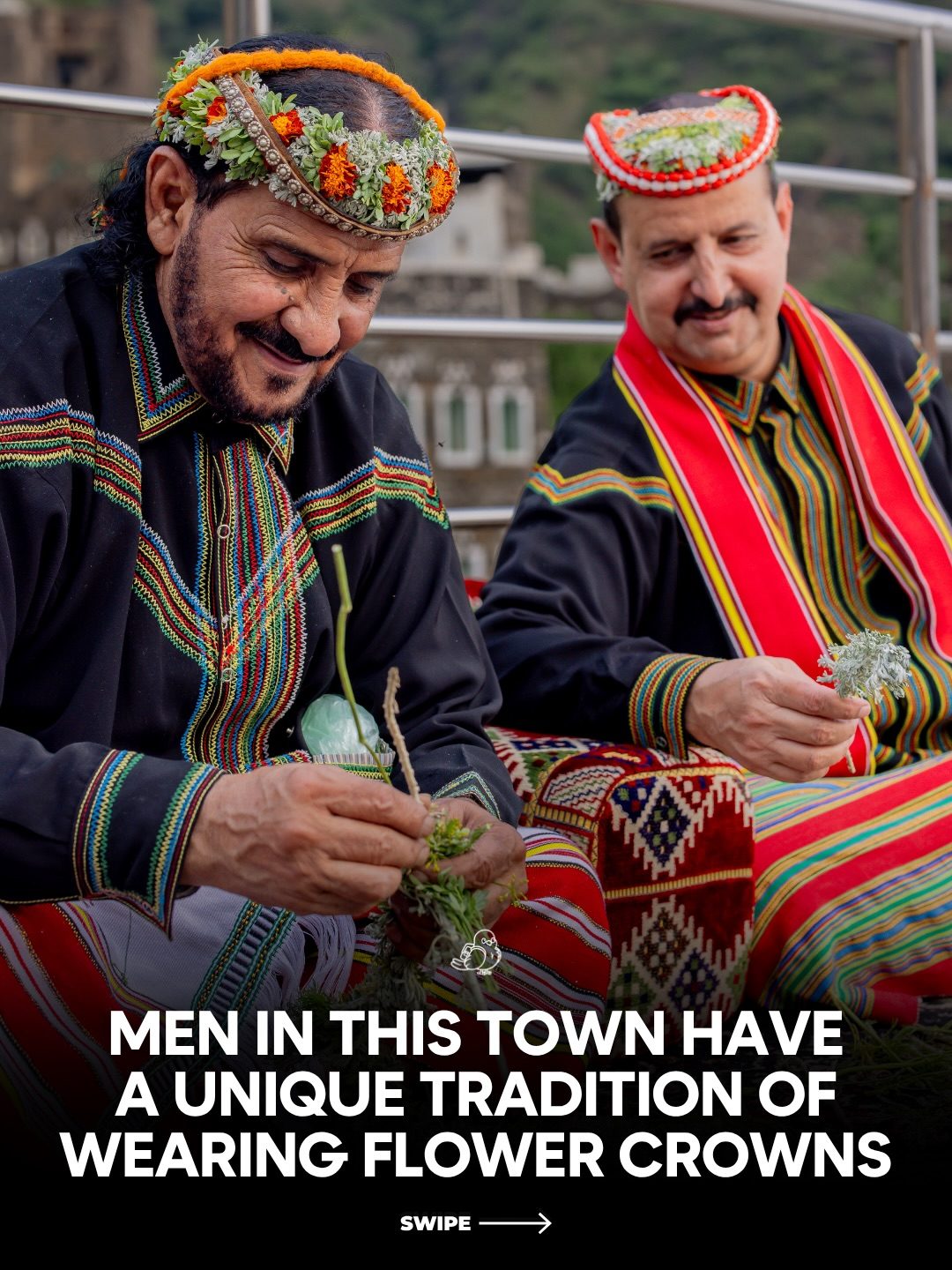 Discover the Unique Tradition of Flower Crowns in Rijal Almaa, Saudi Arabia