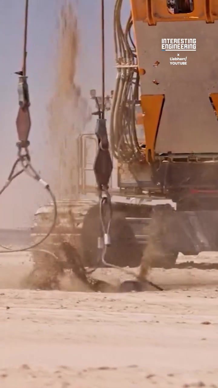 Liebherr Pile Drivers: Dynamic Compaction for Soil Stabilization