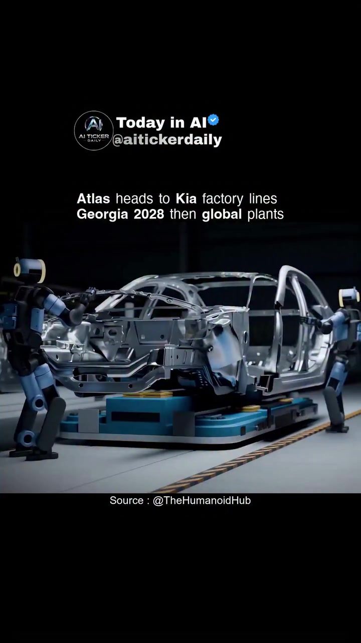 Atlas Robots Transforming Kia's Manufacturing in 2028