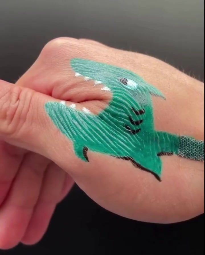 Learn to Face Paint Like a Dinosaur
