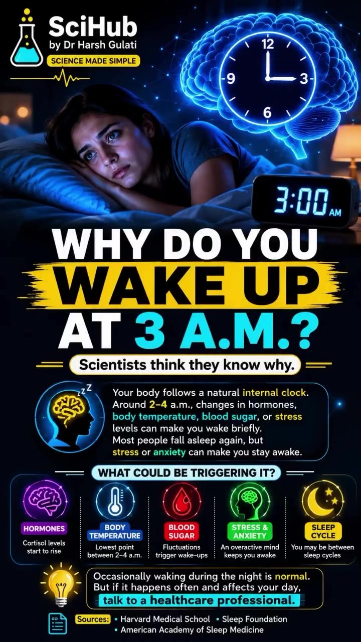 Why 3 A.M. Wake-Ups Happen and What to Do