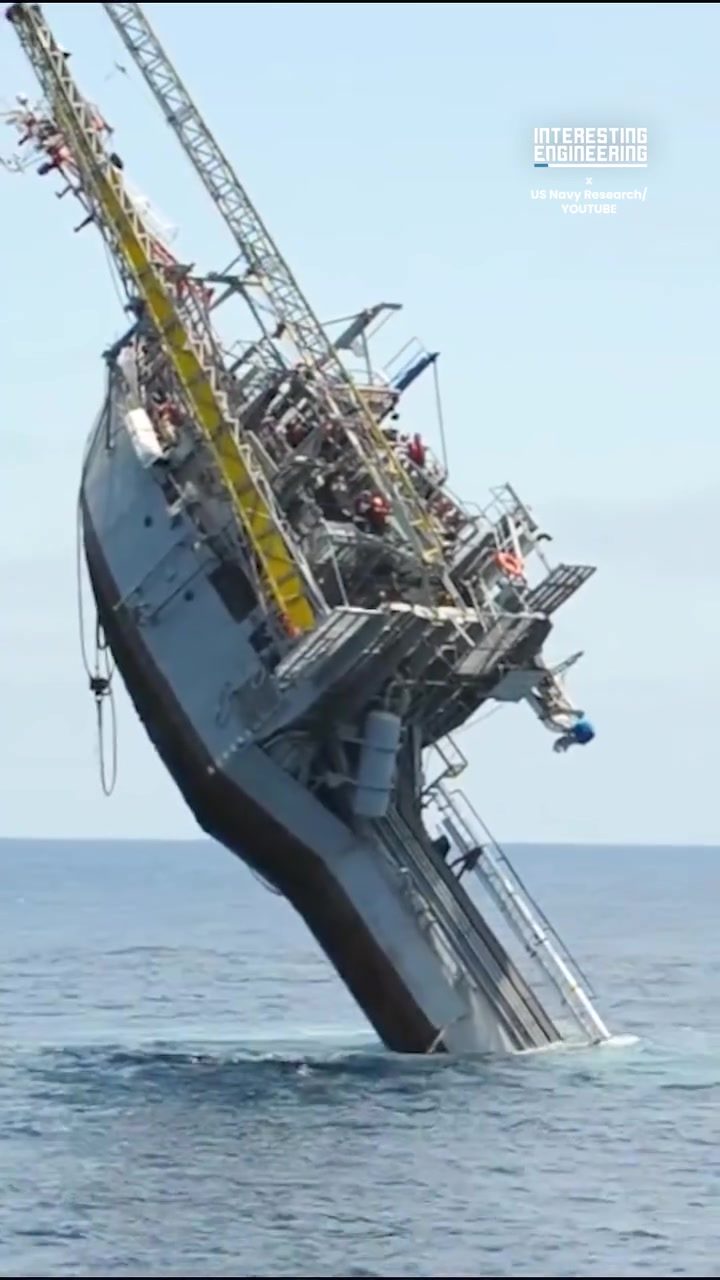 US Navy's Vertically Flipping Research Vessels Explained