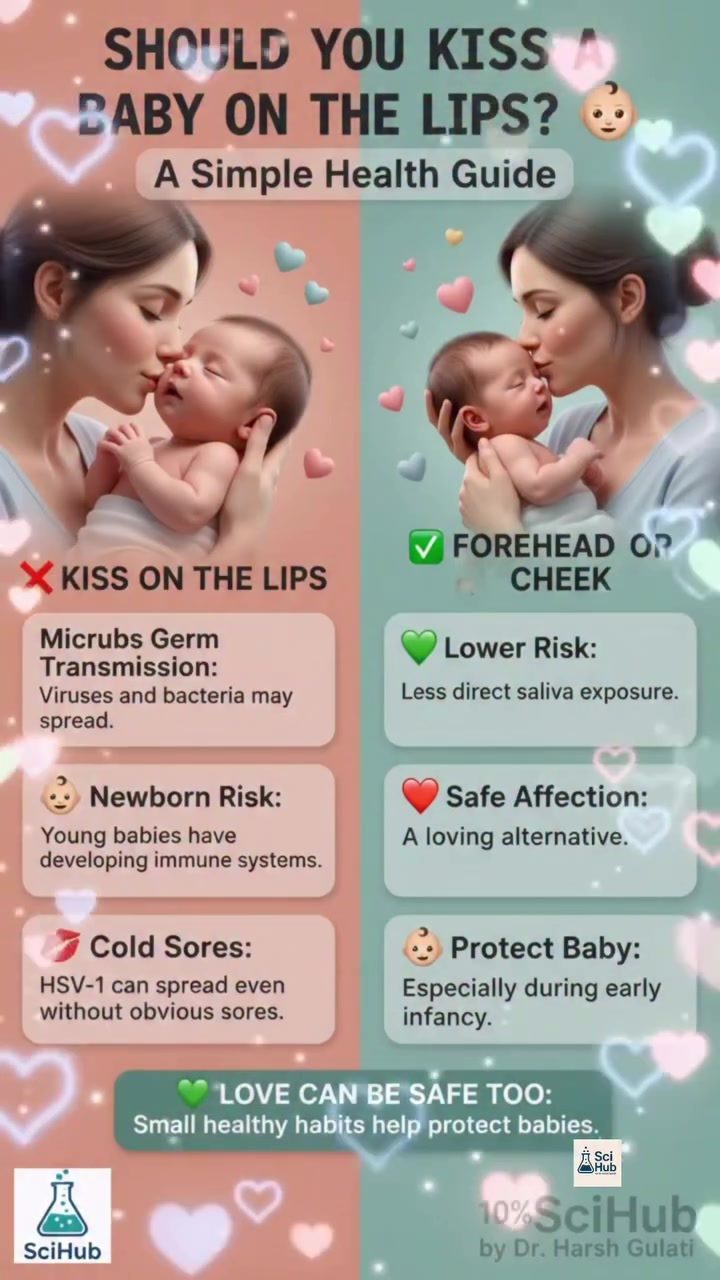 Newborn Lip Kiss Risks: Why Pediatricians Advise Caution