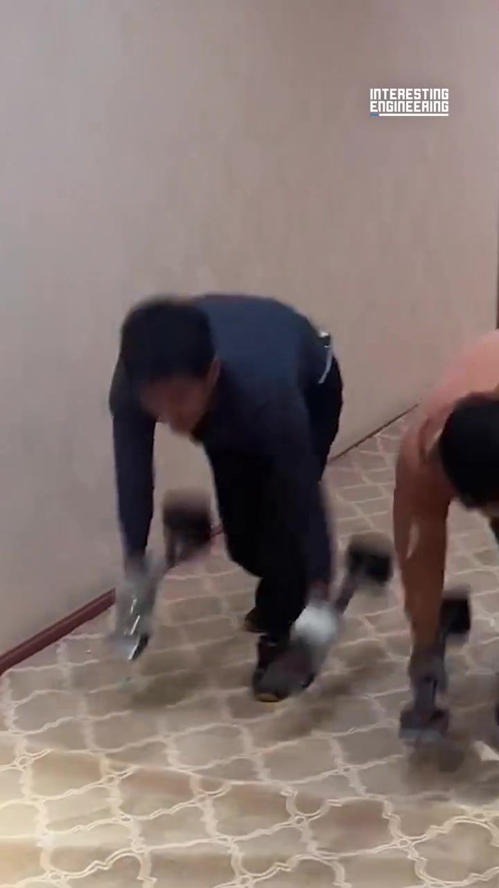 Robotic Floor Cleaner Demo: Hotel Hallway Efficiency