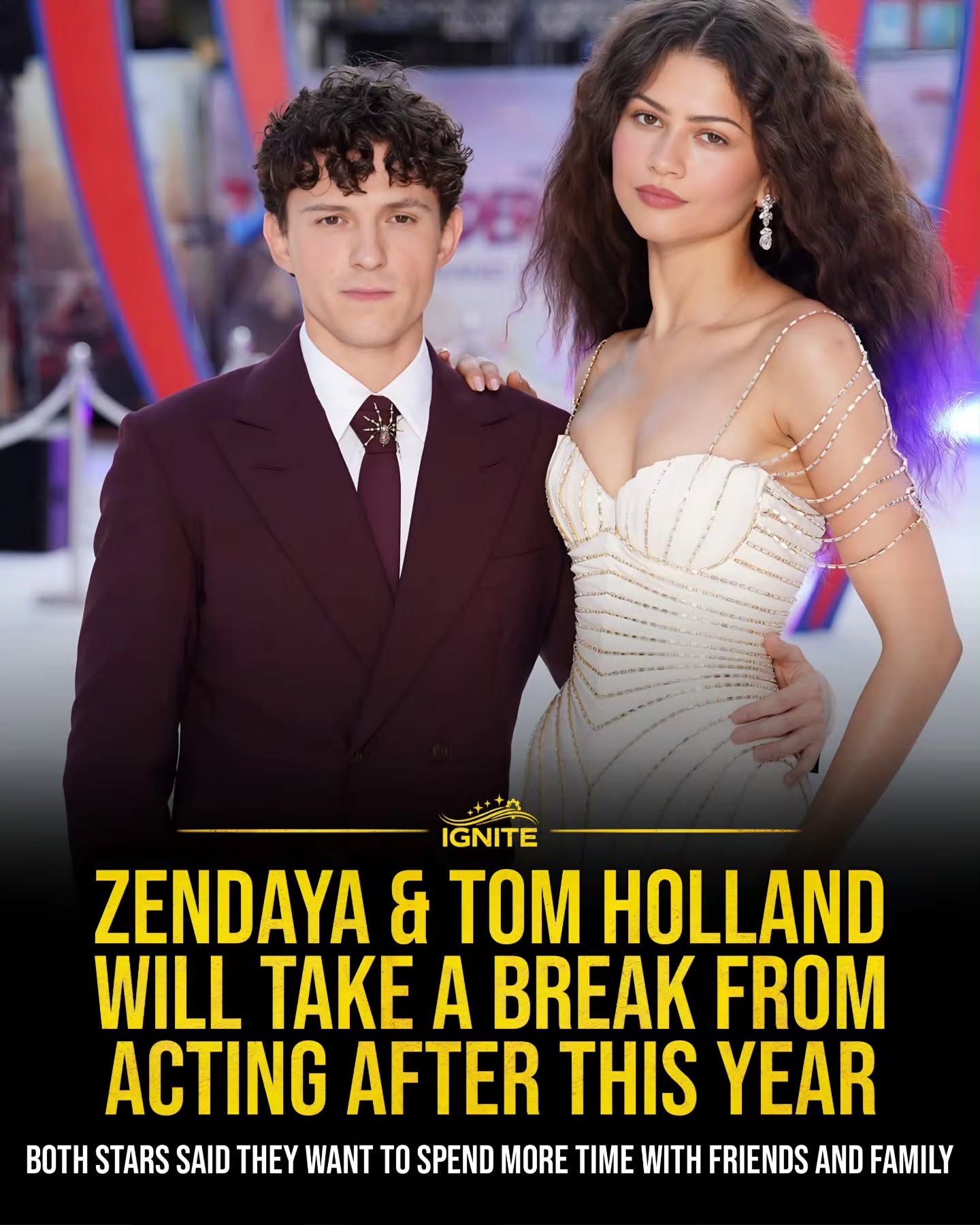 Zendaya & Tom Holland: Why They're Taking a Break from Acting