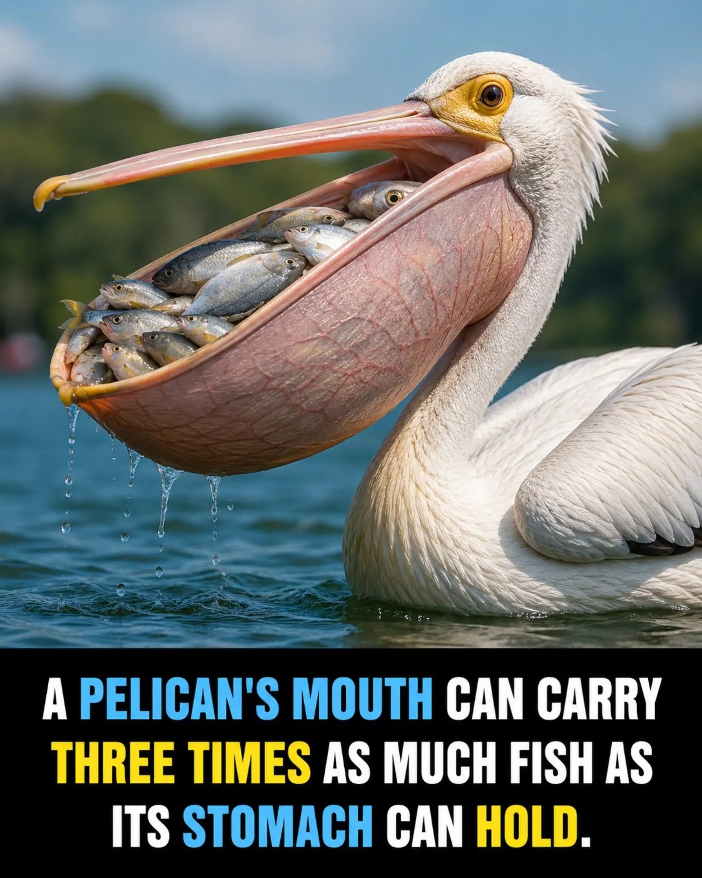 Pelicans: How They Carry More Fish Than Their Stomach