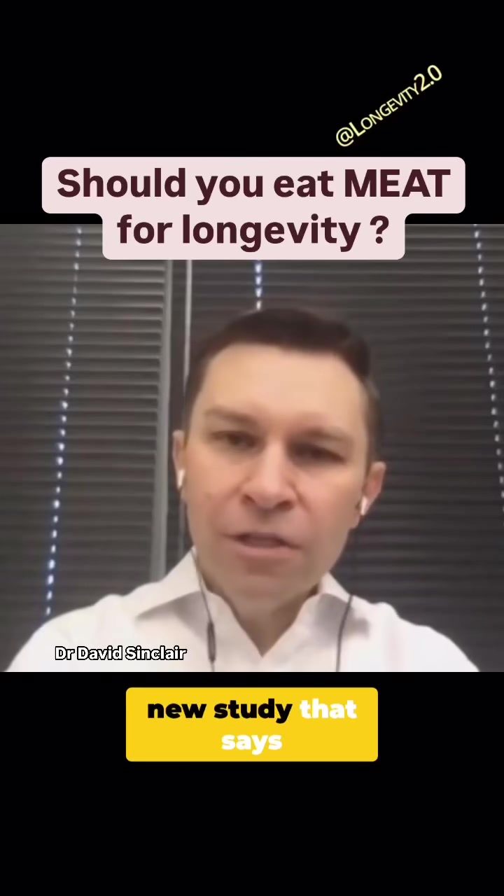 Eating Meat and Longevity: Insights from Dr. David Sinclair