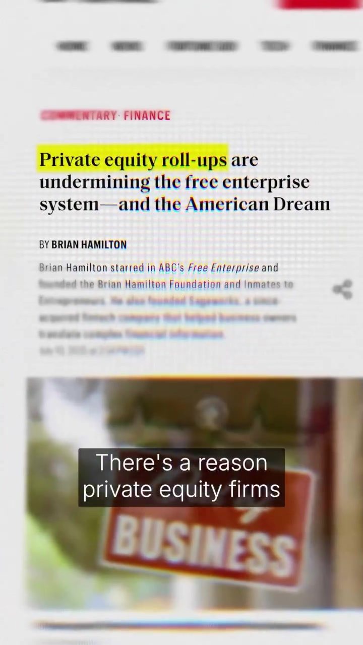 Private Equity Roll-Ups: Transforming Small Businesses into Wealth