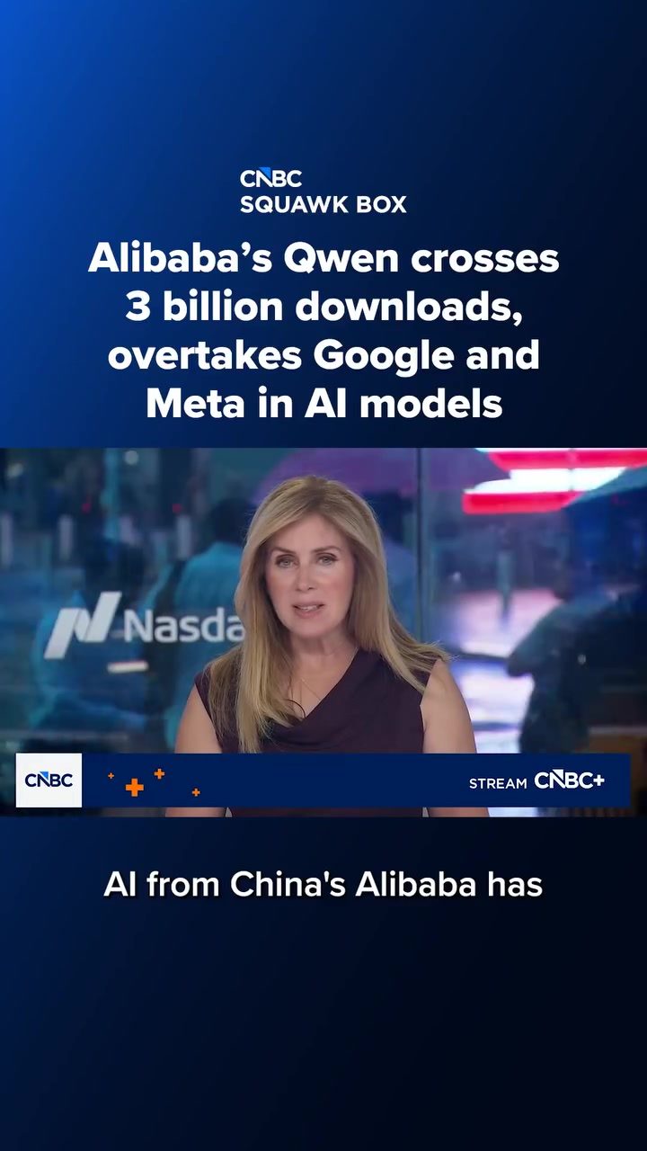 Alibaba's Qwen AI Model Surpasses 3 Billion Downloads
