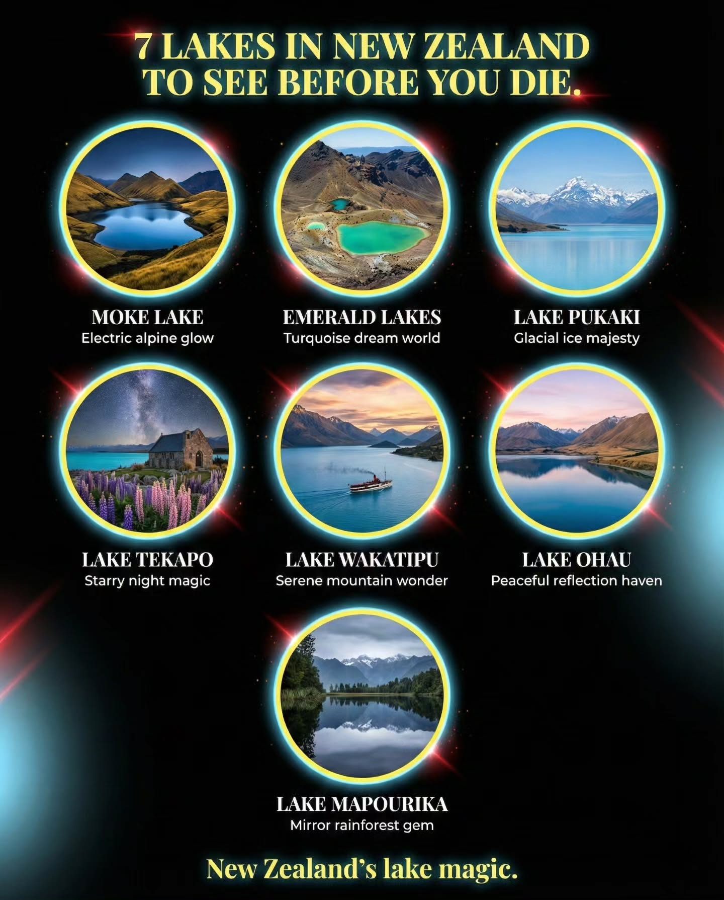 7 Must-See Lakes in New Zealand for Nature Lovers