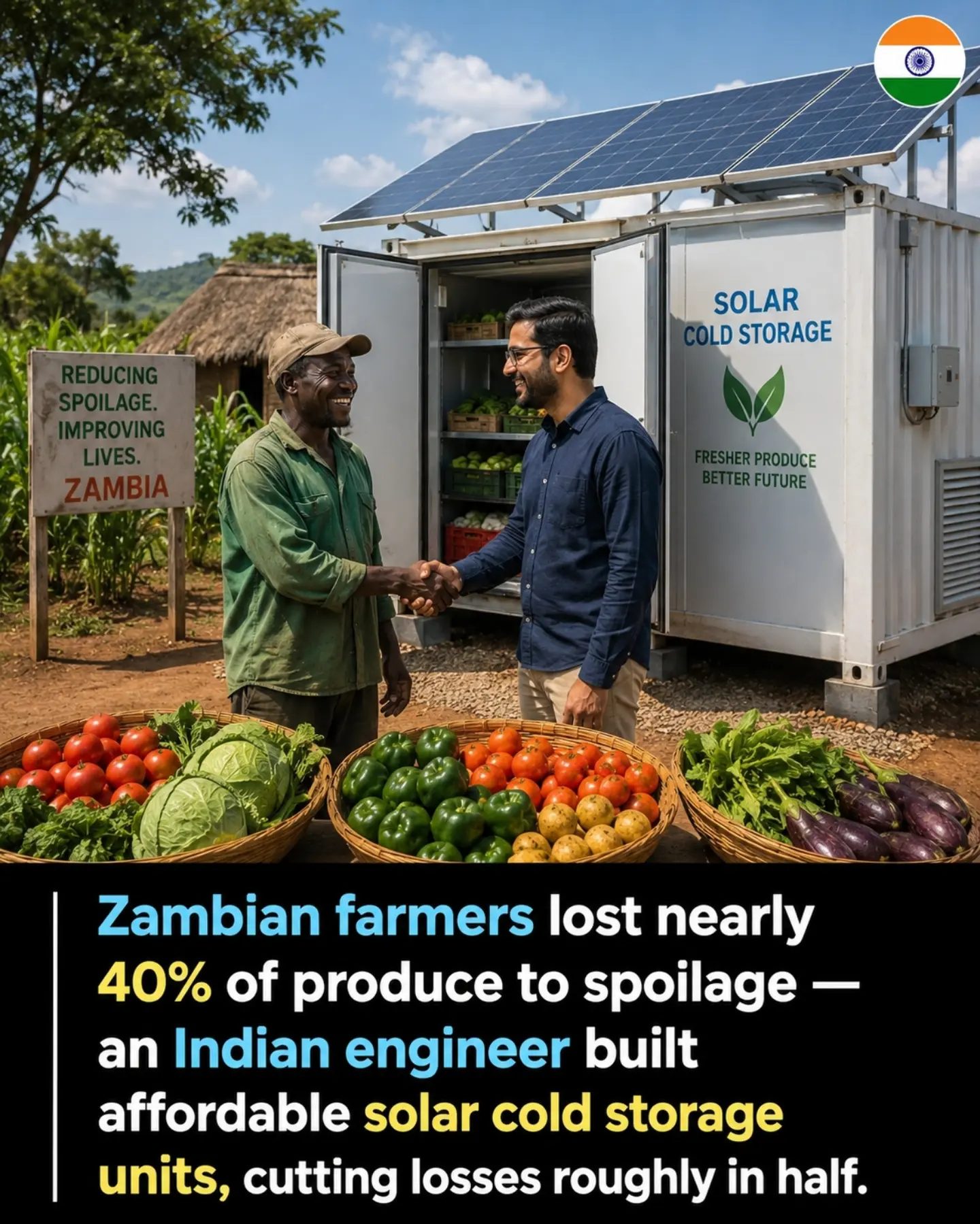 Solar Cold Storage Boosts Zambia's Farm Freshness