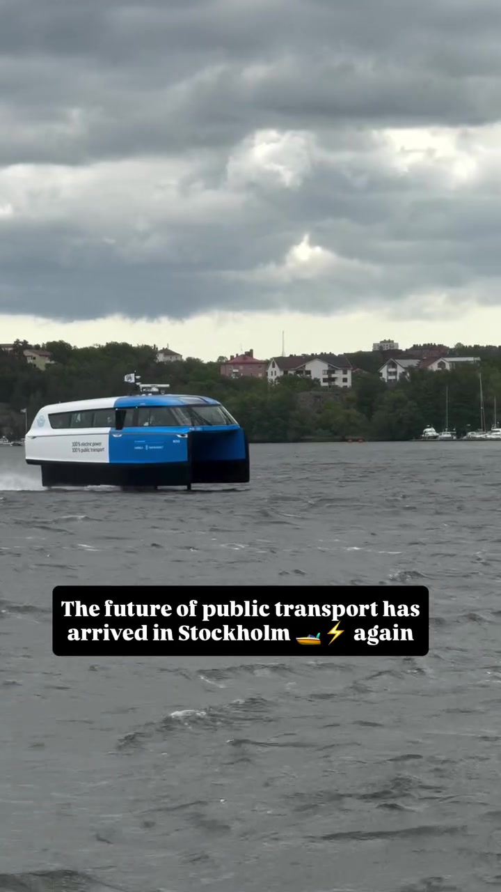 Stockholm's Electric Ferry: The Future of Sustainable Public Transport