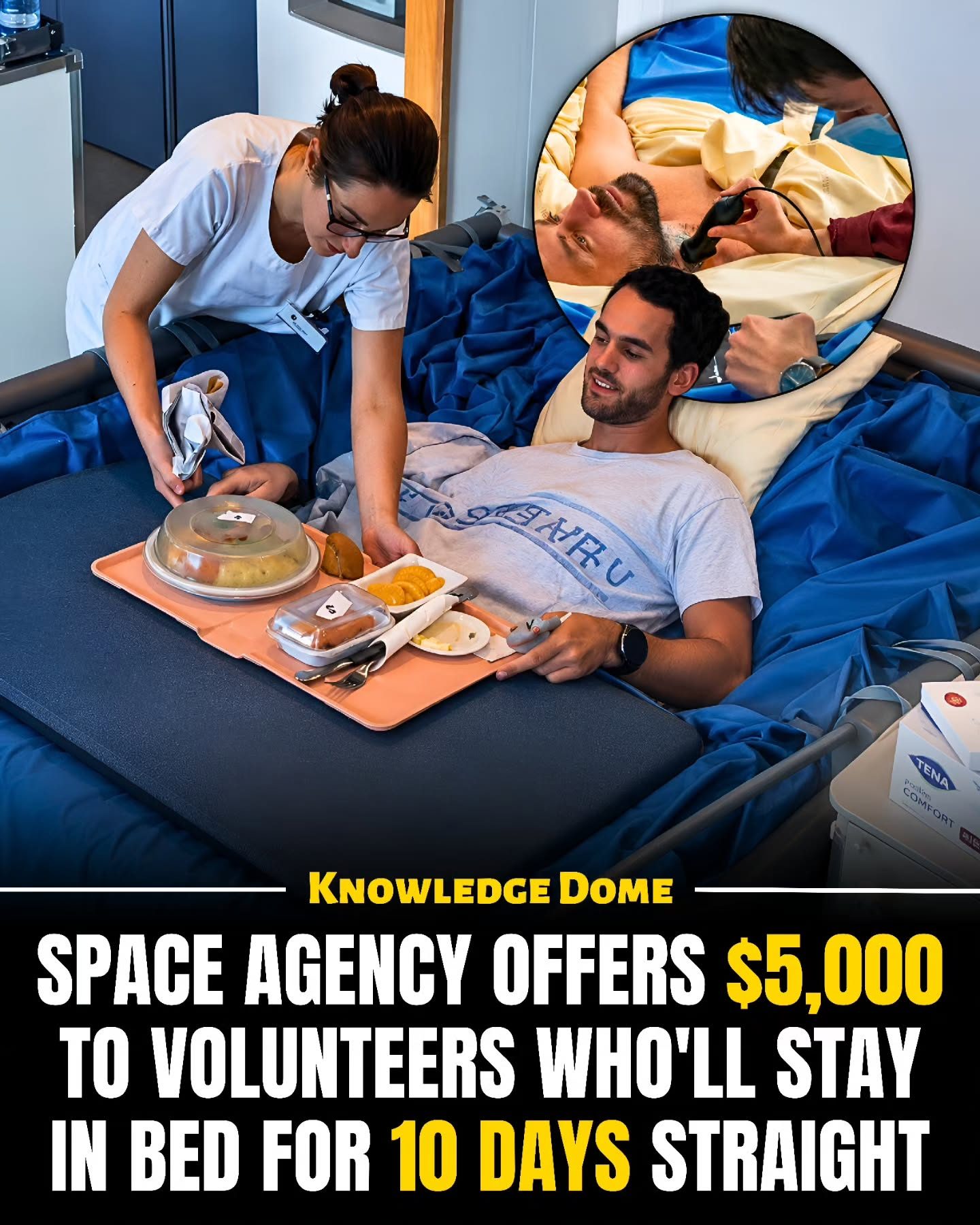 European Space Agency Pays $5,000 for 10 Days in Bed