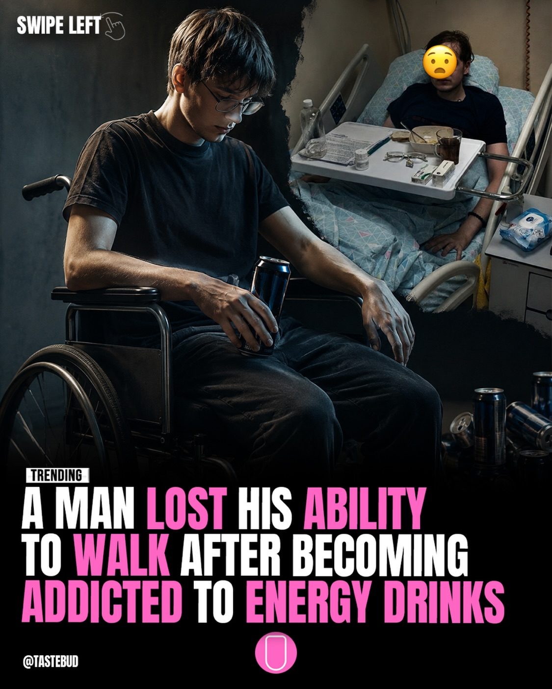 Energy Drink Addiction: How One Man Lost His Ability to Walk