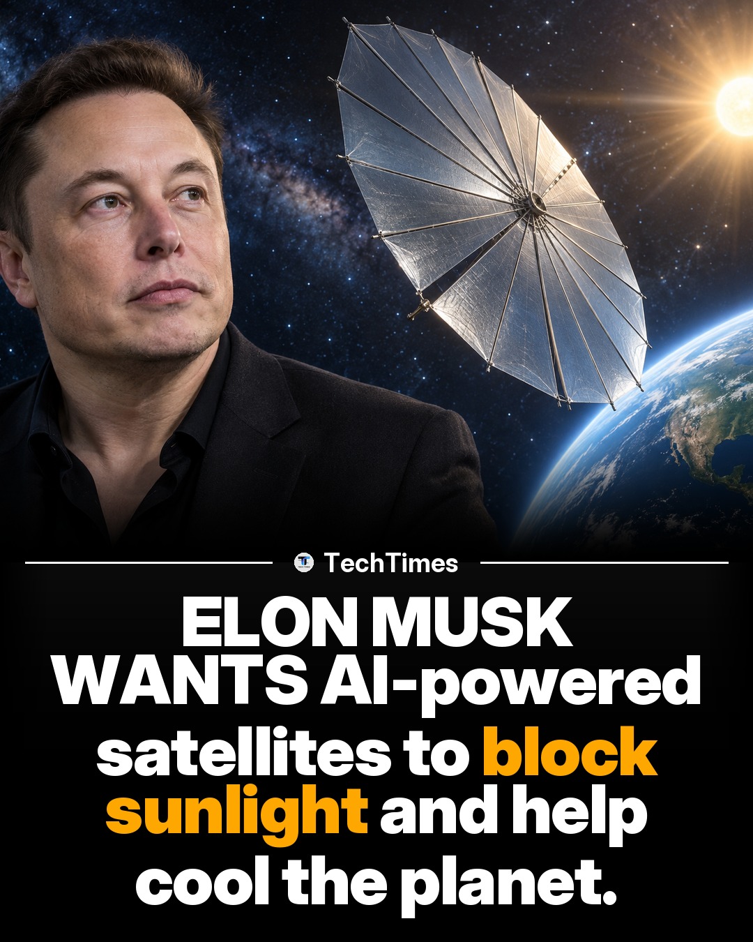 Elon Musk's AI-Powered Satellites to Cool Earth