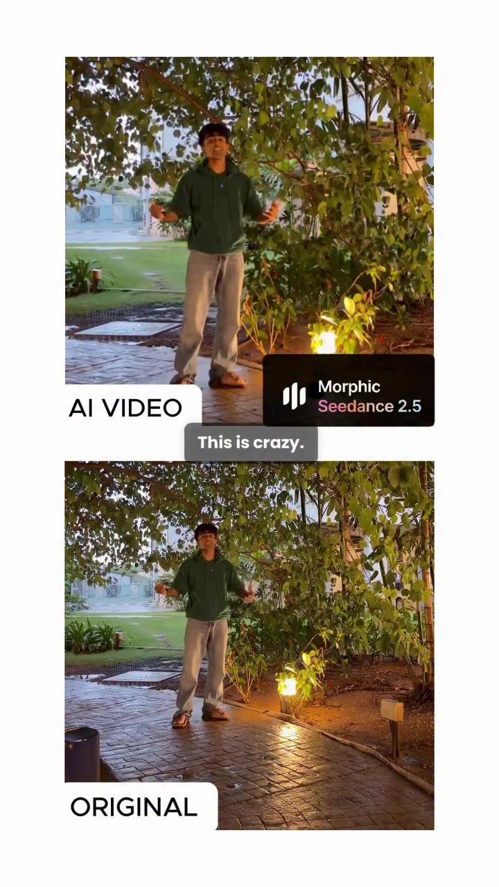 Morphic Seedance 2.5 AI Video Editing Demo