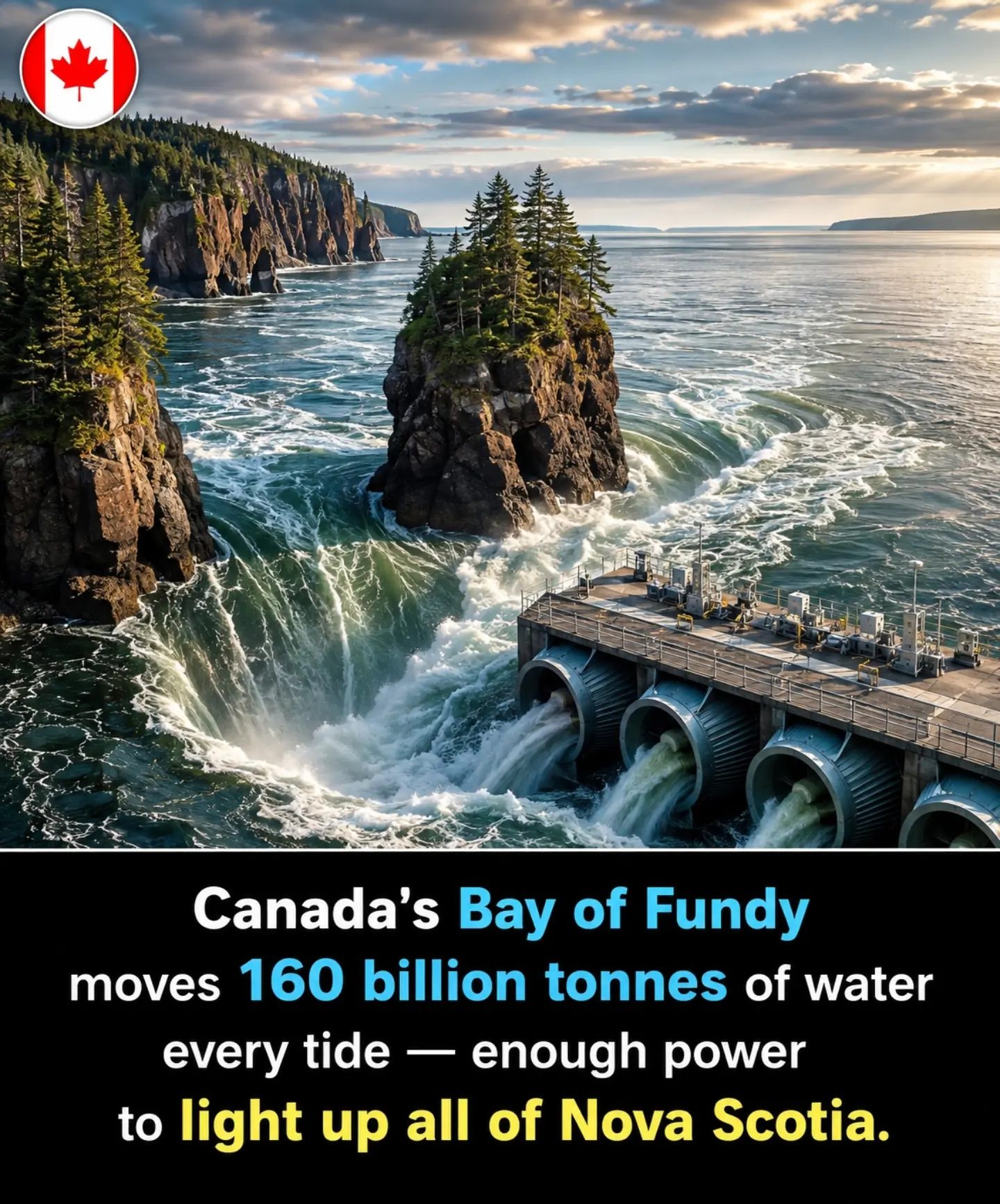 The Power of Tides at Bay of Fundy: A Sustainable Energy Source