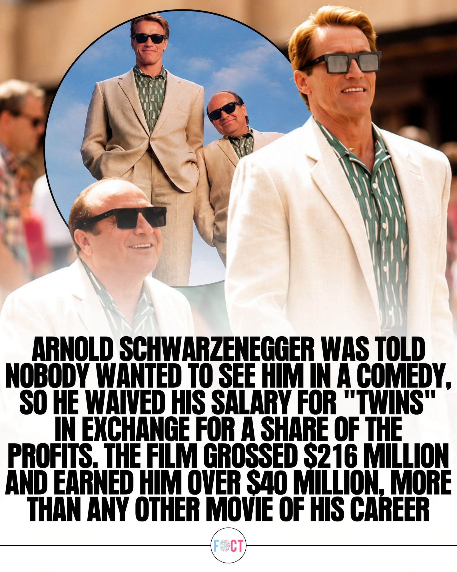 Arnold's 'Twins' Deal Earned Him Over $40M