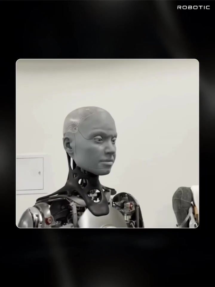 Ameca Robotic Head Demonstrates Future of Human-Robot Interaction