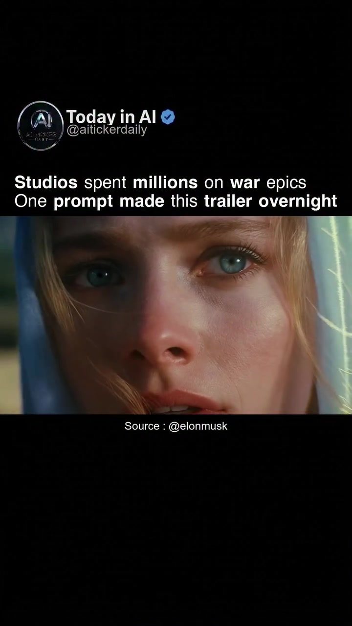 AI Revolution: How One Prompt Creates a Cinematic Trailer

Done.