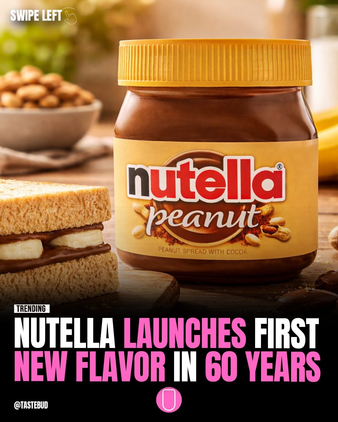 Nutella Rolls Out Peanut Spread After 60 Years
