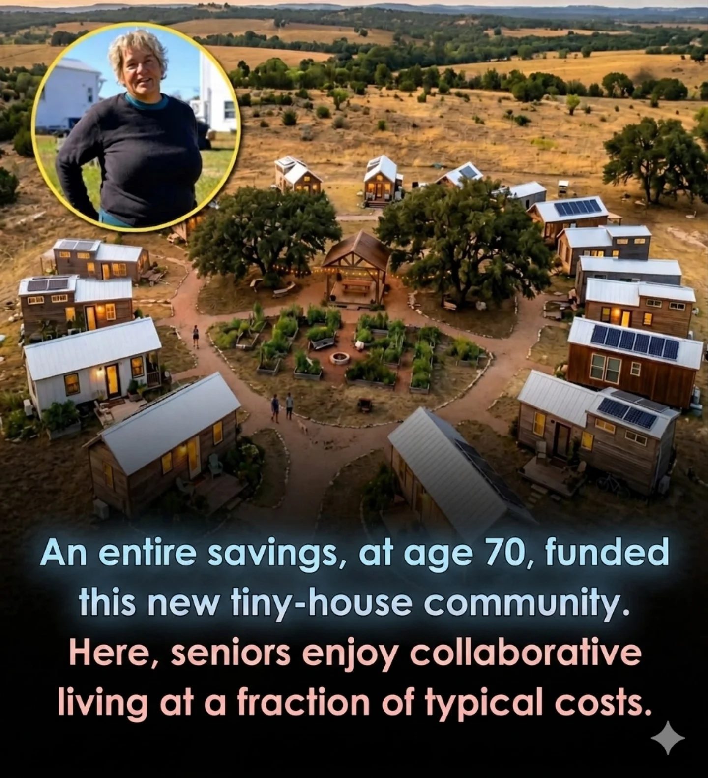 Robyn's Tiny House Community for Seniors in Texas