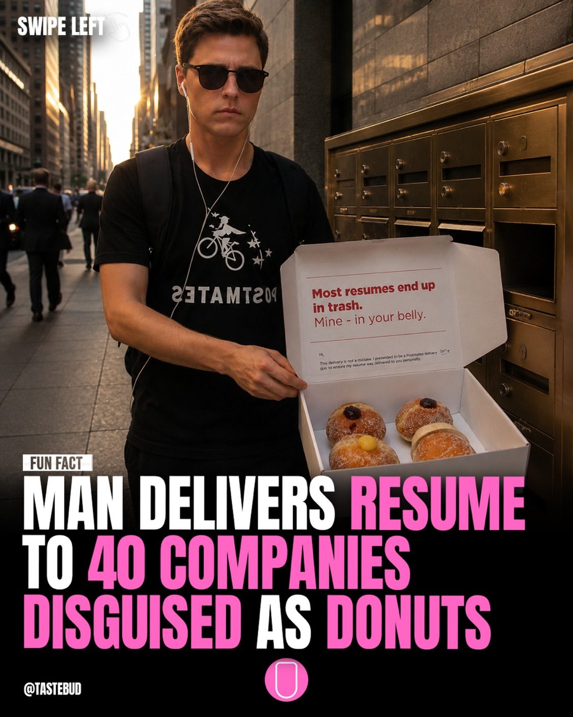 Creative Job Hunt: Man Delivers Resume in Donut Box