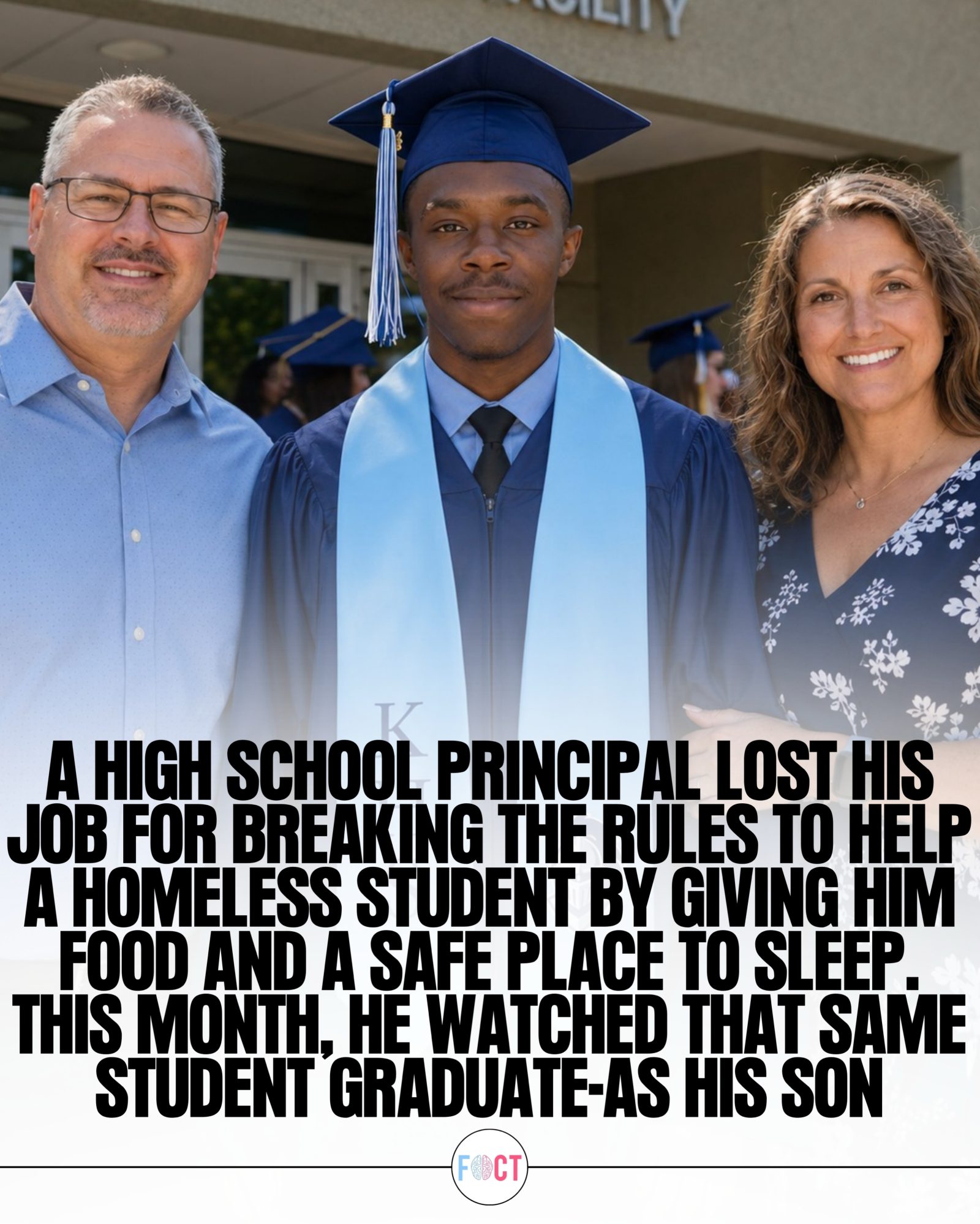 Principal's Selfless Act: A Homeless Student's Journey to Graduation