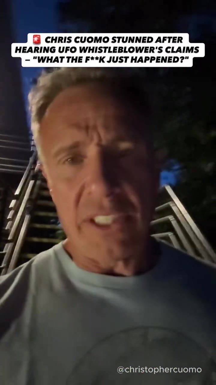Chris Cuomo's Reaction to UFO Whistleblower's Astonishing Allegations
