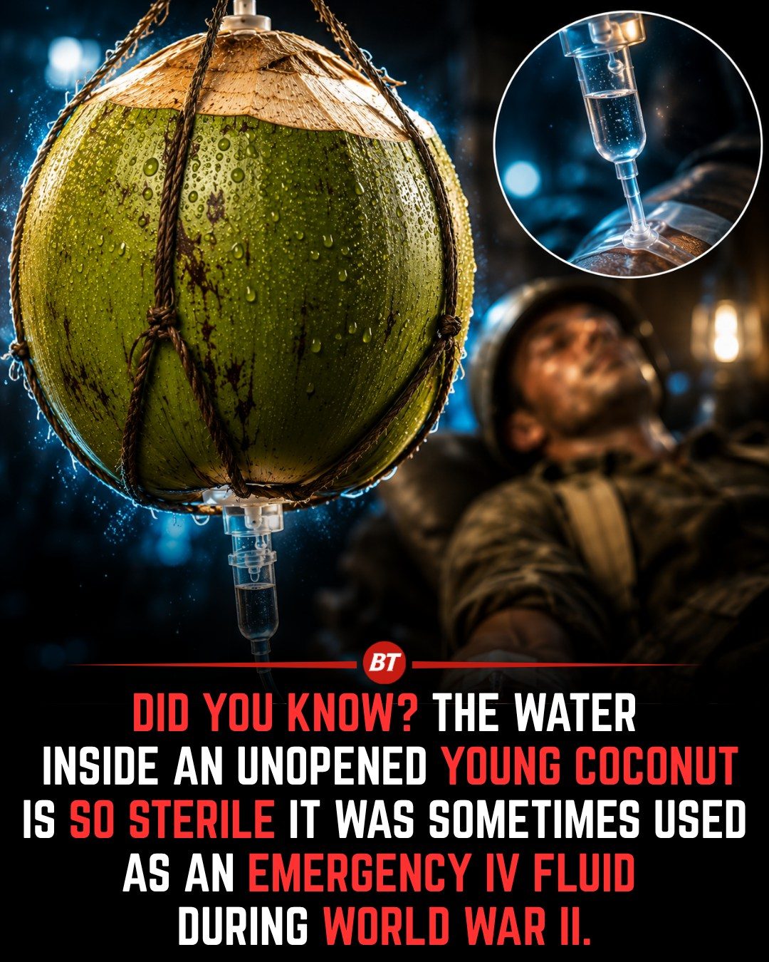 Coconut Water's Surprisingly Sterile Role in WWII