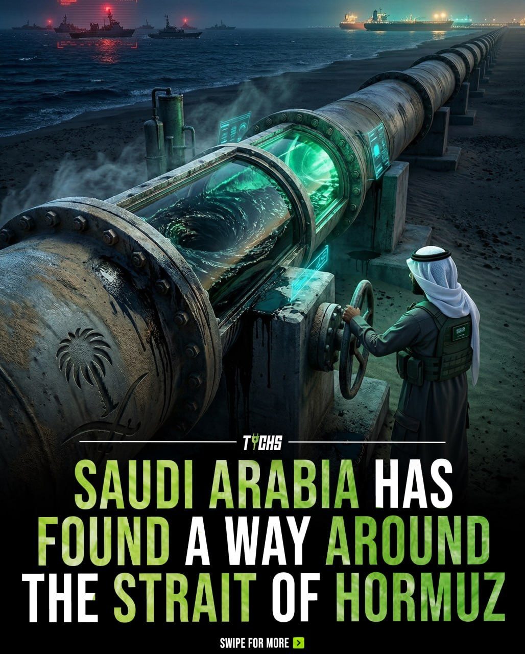 Saudi Arabia's 1,200 km Pipeline: Bypassing the Strait of Hormuz