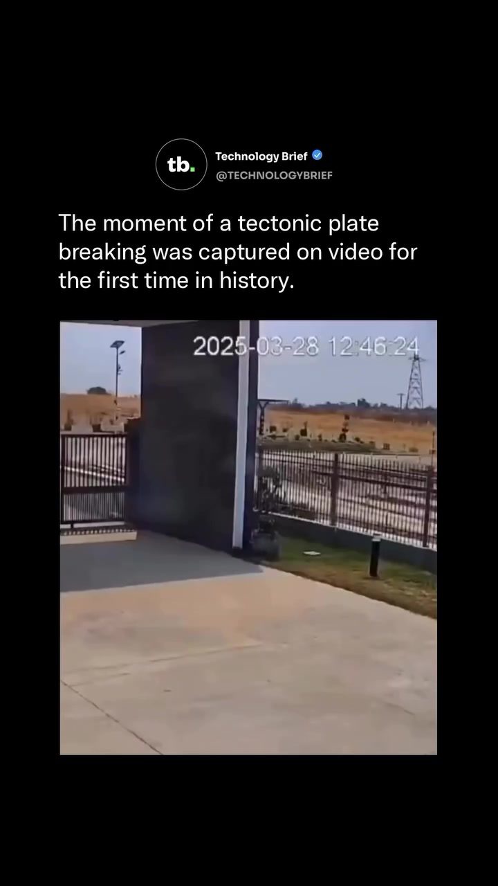 First Visual Proof of Tectonic Plate Boundary Movement