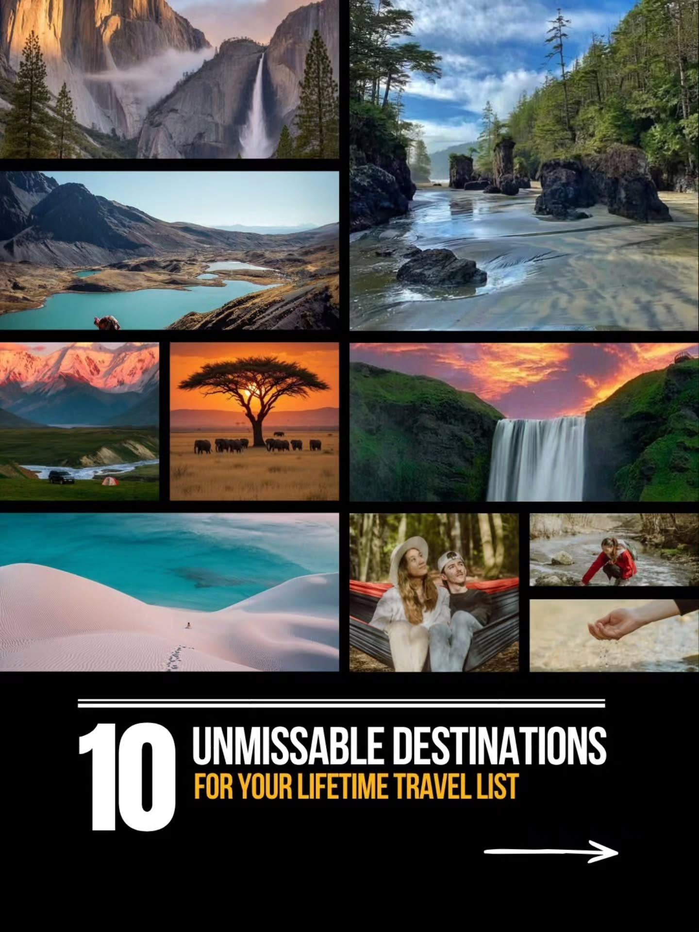 10 Must-See Travel Destinations for a Lifetime