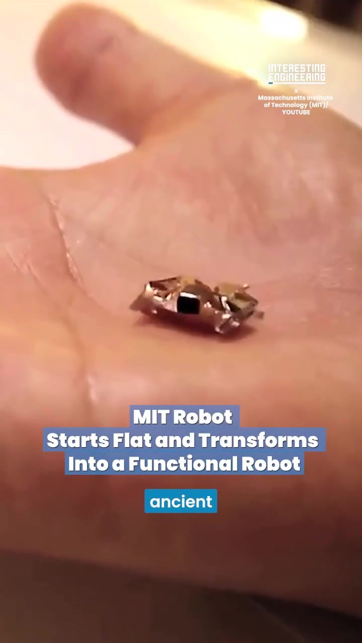 MIT's Origami-Inspired Robot: Heat-Folded Innovation