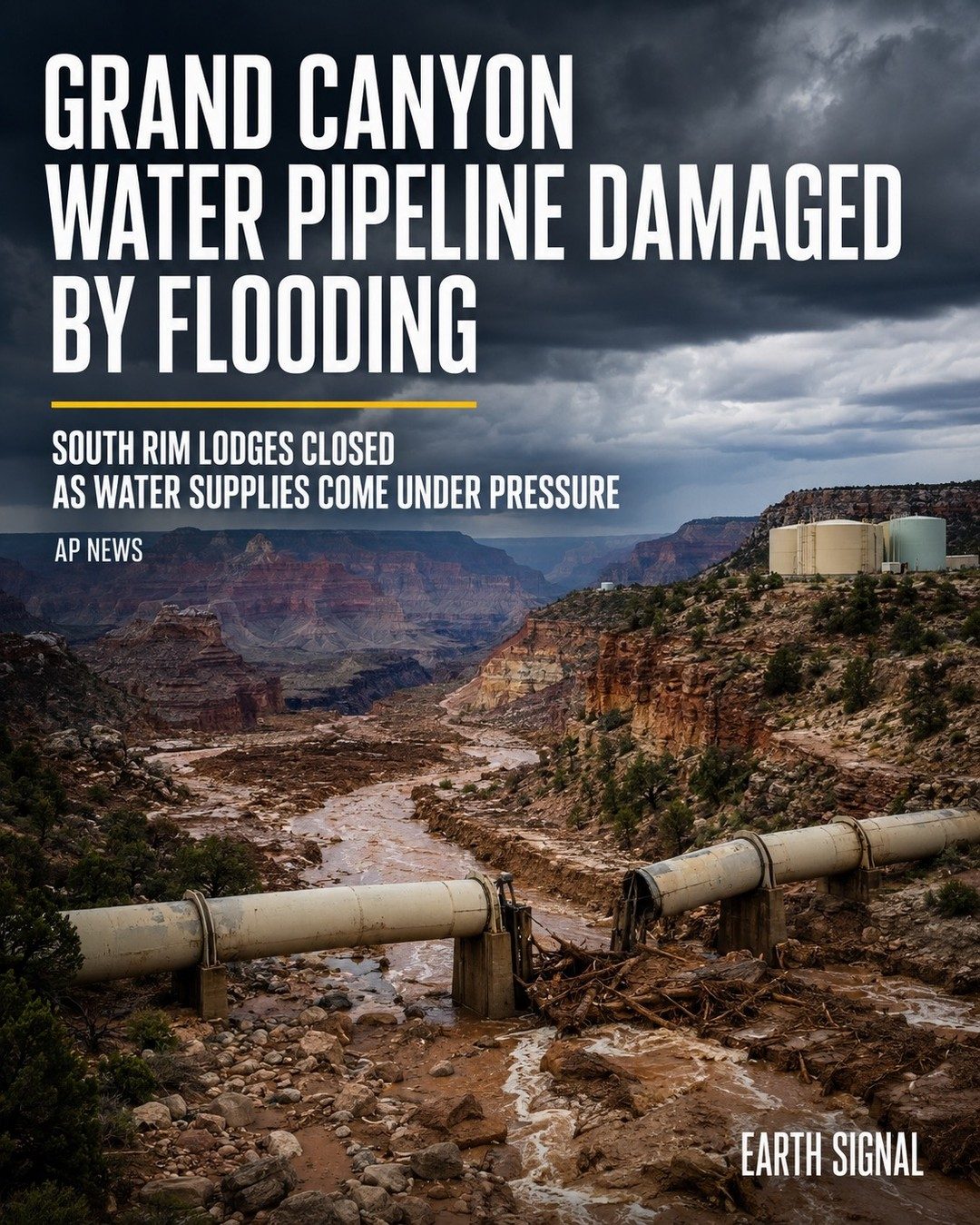 Grand Canyon Flooding: Pipeline Damage and Closures