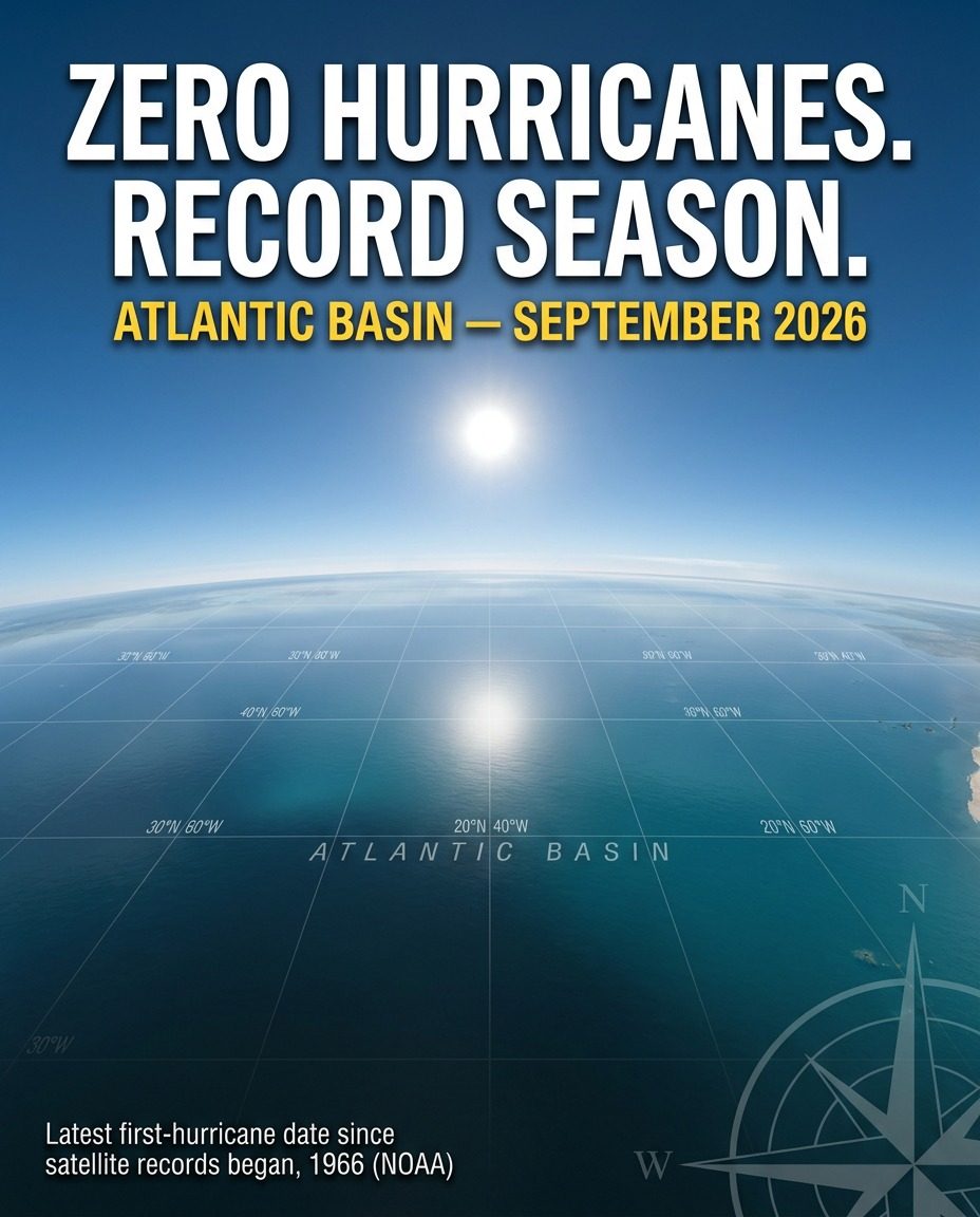 Atlantic Basin Hurricane Season 2026: Zero Hurricanes