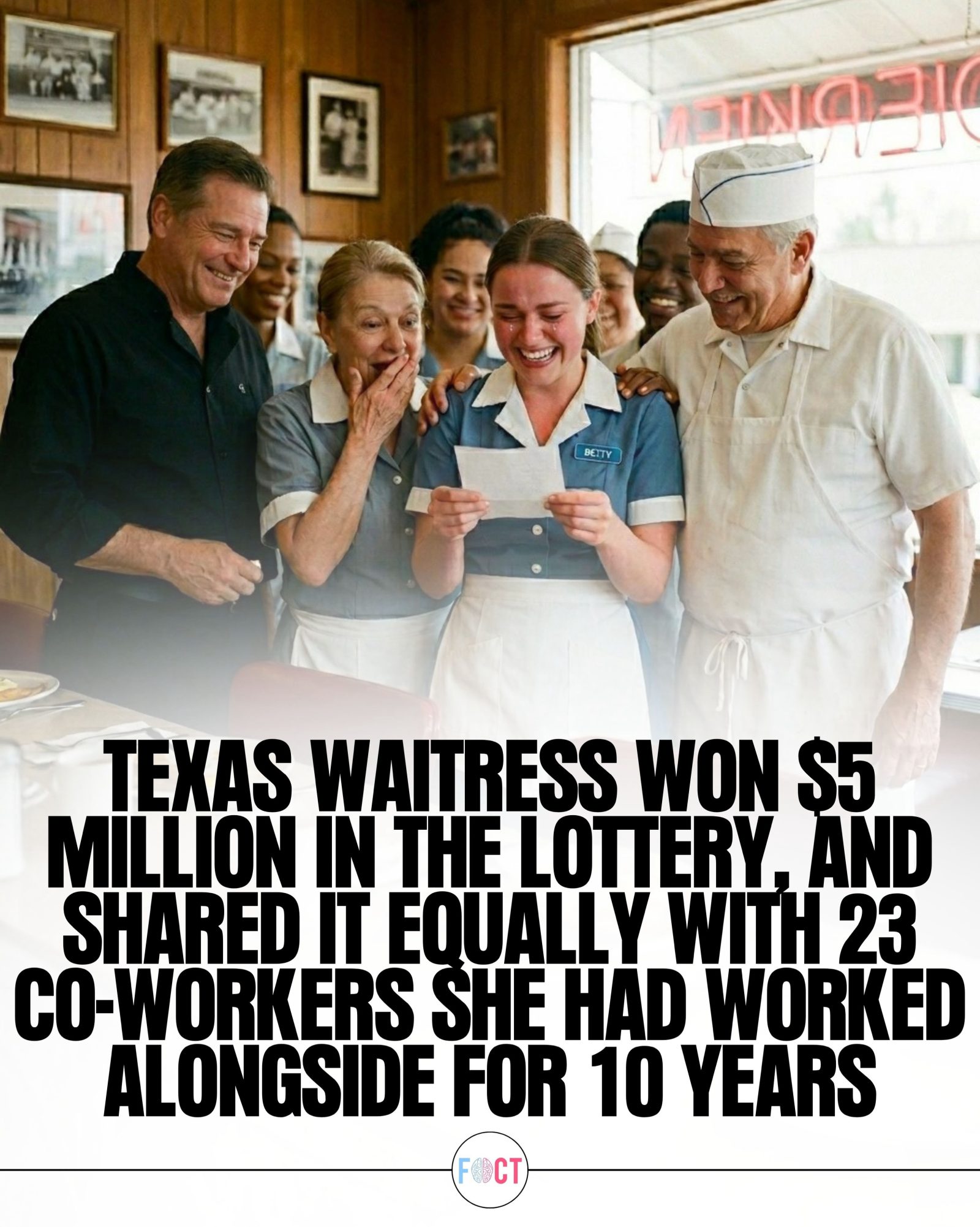 Texas Waitress's $5M Lottery Win: Sharing Wealth with 23 Coworkers