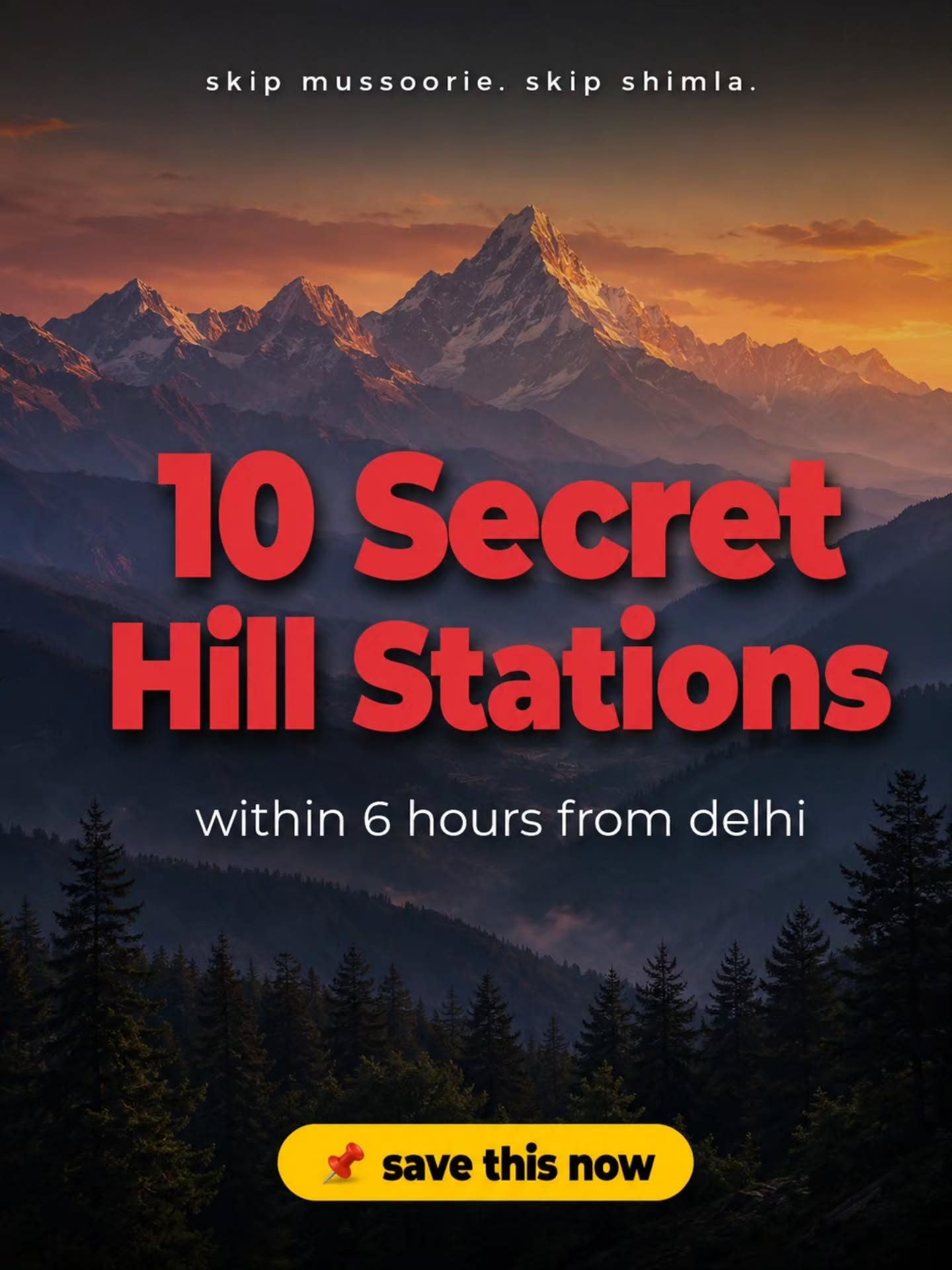 Discover 10 Hidden Hill Stations Near Delhi for a Perfect Weekend