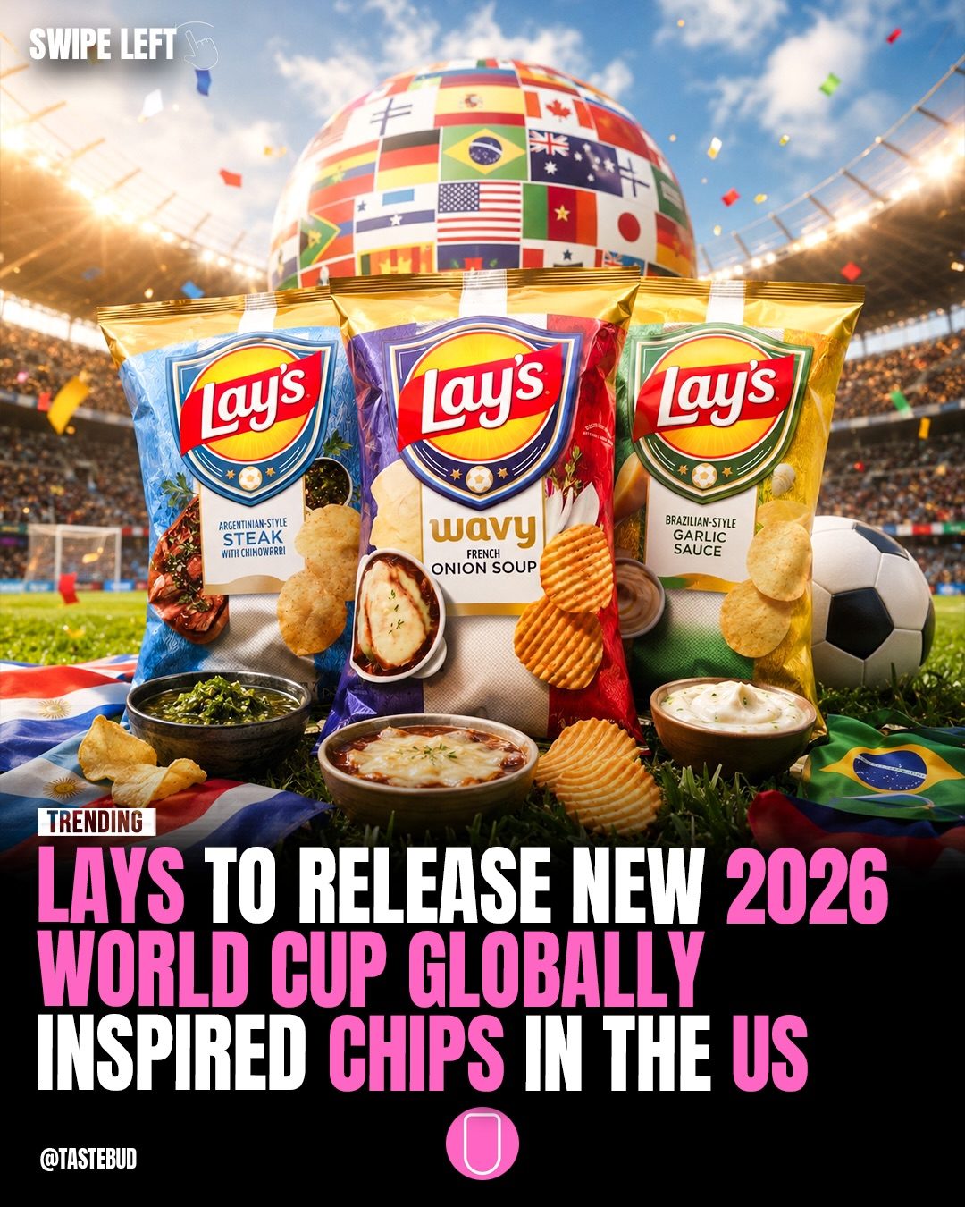 Lay's Unveils 2026 World Cup-Inspired Global Flavors