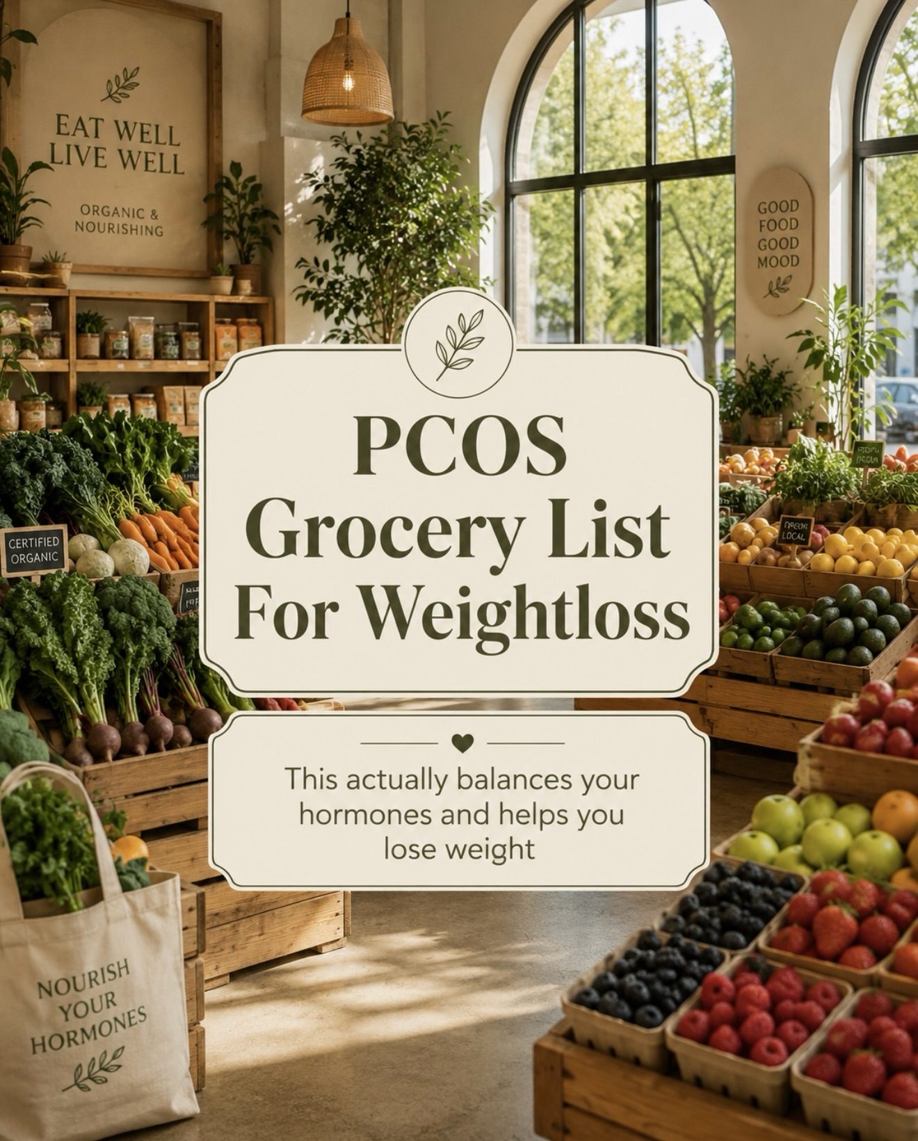 PCOS Nutrition: Grocery List for Balanced Hormones