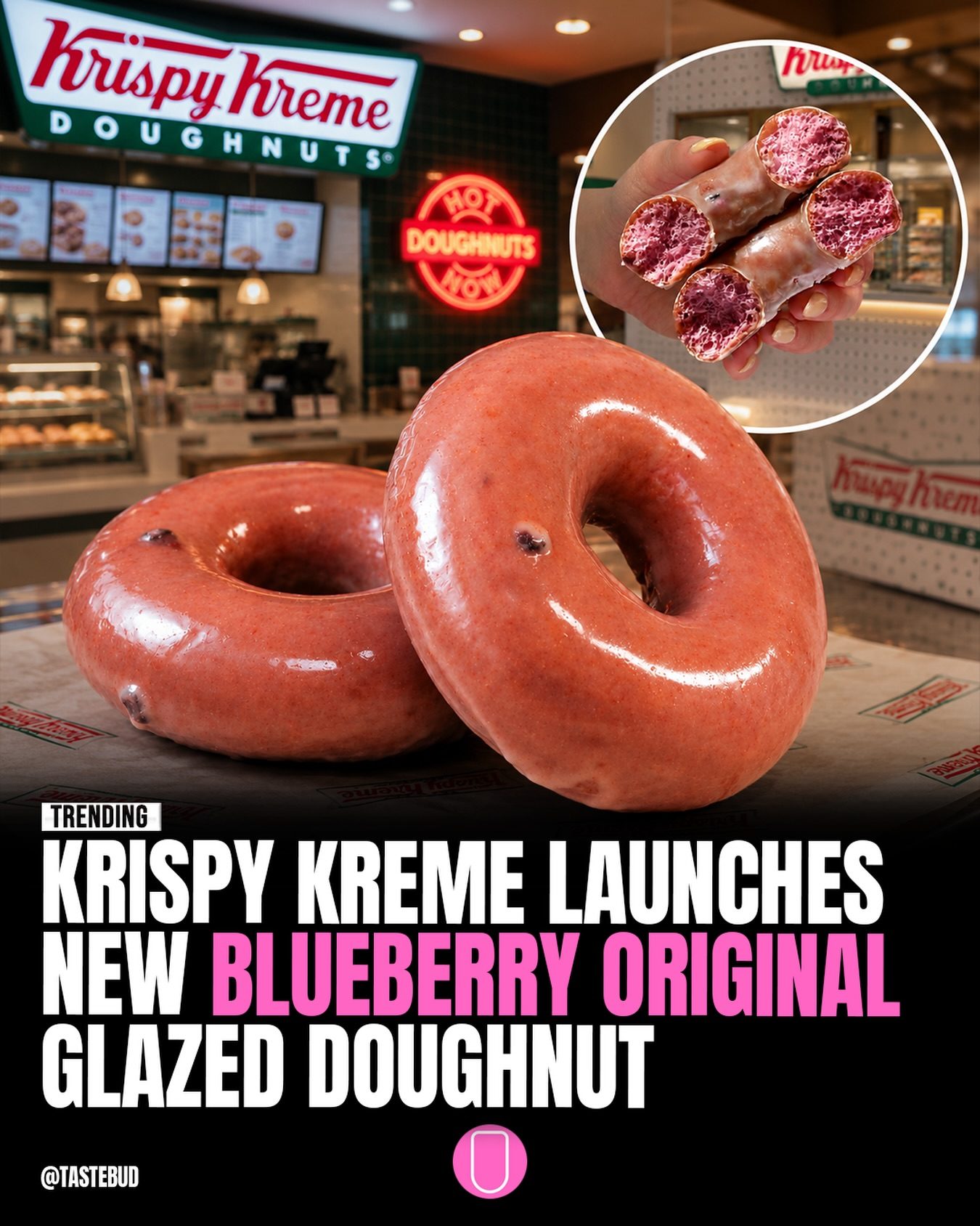 Krispy Kreme's Blueberry Glazed Doughnut: A Seasonal Treat